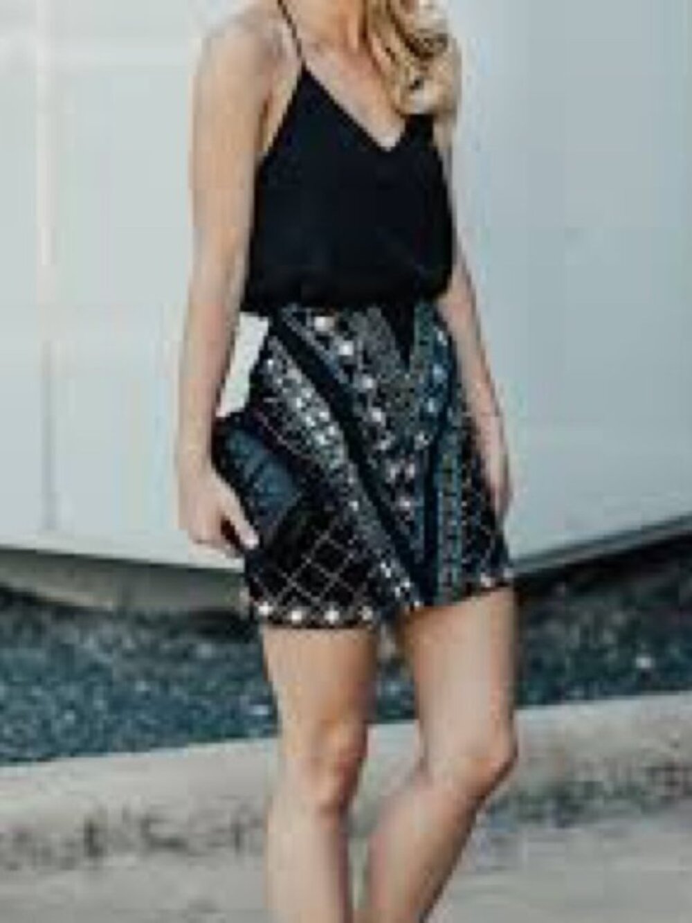 Missguided beaded mini size 8. Excellent condition